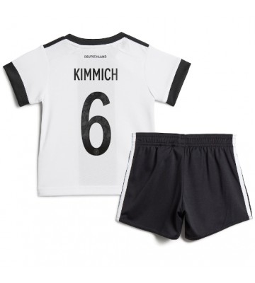 Lacne Dětský Futbalové dres Nemecko Joshua Kimmich #6 MS 2022 Krátky Rukáv - Domáci (+ trenírky)